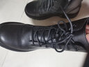 ZHR马丁靴女秋冬复古英伦靴子女时尚百搭加绒短靴女 ES08A 黑色 39 实拍图