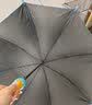 诗佩琪（SVORIAHI）儿童雨伞男孩男童遮阳太阳伞小学生上学专用自动长柄防晒伞 黑胶款1把 实拍图