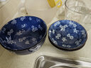 美浓烧（Mino Yaki） 【日本原装进口】美浓烧餐具陶瓷碗日式家用米饭碗餐具套装 5英寸蓝绘饭碗5件套 晒单实拍图