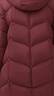 坦博尔羽绒服女中长款带帽宽松舒适保暖妈妈款外套510560D 蝶羽红 165  实拍图