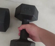 华亚（HUAYA） 哑铃环保包胶六角手铃男士家用健身器材 8KG 一副（左右手各4公斤） 实拍图