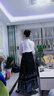 丹珠娜（DanZhuNa）马面裙新中式连衣裙秋季女装2024新款全套国风旗袍改良长裙子女 黑色马面裙 M （100-109斤） 实拍图
