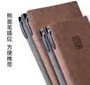 九千年2026羊巴皮软皮高颜值笔记本定制可印logo简约商务记事本礼品横线刻字带笔插加厚口袋本单本价 棕色2026(送笔) A6 实拍图