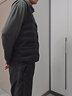 雅鹿羽绒马甲男秋冬爸爸V领内穿马夹坎肩男士中老年老人90鸭绒背心 0670黑色 XL （推荐125-145斤） 实拍图