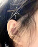向晚 S925银耳钉男女耳棒养耳洞耳棍女简约小巧耳骨耳针睡觉不用摘 银耳棒一对 实拍图