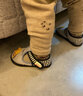 萌跑儿童布鞋春季男宝宝室内居家鞋婴儿防滑学步鞋萌跑1-3岁 24 内长15cm 16码建议脚长14cm 实拍图