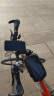 洛克兄弟（ROCKBROS） 铝合金手机架自行车电动车摩托车手机支架防震固定骑行导航代驾支架 五爪款 黑橙(不适合曲面屏) 实拍图
