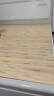 德满居 床 实木床 床现代简约 双人床白色北欧主卧轻奢全实木床婚床 静音床+护脊椰棕床垫（10cm)+2柜 1800*2000mm框架款 实拍图
