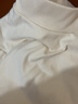 真维斯（JEANSWEST）打底衫女加绒长袖t恤女装半高领秋冬新款上衣服修身保暖内搭加厚 咖啡 纯色 XL 实拍图