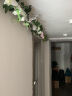 盛世泰堡 仿真玫瑰塑料花藤假花吊顶藤蔓绿植藤叶餐厅空调管道客厅装饰 10头乳白色 晒单实拍图