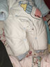 迪迪熊日记（DIDIXIONGRIJI）新生儿衣服冬季夹棉加厚婴儿衣服0-3月宝宝厚款棉服外出抱衣冬装 暖绒只喝奶 59CM适合9斤内的宝宝穿的 实拍图