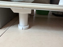 上海沪闵牌4只装高端橱柜脚调整脚 家具可调脚 地脚环保ABS 塑料调节脚支撑腿 地脚 【(10公分)重型大方白色.4只.不带螺丝】 实拍图