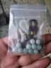 尊柜  翡翠散珠三彩油青色 冰糯种a货玉珠子 手链项链diy饰品玉石圆 8MM绿白10颗 实拍图