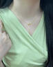 中国黄金（CHINA GOLD）18K金肖邦链女款简约百搭素链锁骨链节日生日礼物送女友爱人 18K金肖邦链 实拍图