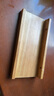 爱必居 实木隔板墙上置物架免打孔一字储物架30*10cm 橡胶木 (原木色) 实拍图