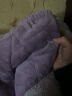 芬腾 睡衣女冬季夹棉三层加厚绒新款长袖开衫家居服套装 香芋紫 XL 实拍图