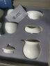 茇舍窑薄胎素烧中国白瓷茶具套装羊脂玉茶壶不烫手盖碗高端送礼礼盒装 西施壶茶具【礼盒箱】套装 实拍图