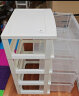 爱丽思抽屉式收纳柜塑料床头柜儿童衣物收纳储物柜透明柜子面宽53CM 3层 实拍图