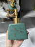 乐福然 北欧陶瓷洗手液瓶创意分装沐浴露瓶酒店美容院液分装瓶 小四方绿瓶 实拍图