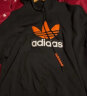 adidas毛圈布运动连帽卫衣套头衫男装阿迪达斯官方三叶草H09354 黑色 XL 实拍图