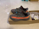 Chul taek满天星350椰子鞋男鞋秋季透气新款网面情侣款莆田休闲运动鞋子男 灰橙条：（真爆高版本） 42 实拍图