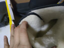 DZEZE加绒男靴棉靴东北老铁加厚雪地靴魔术贴大码牛津布防水溅高帮保暖 黑色 45 实拍图