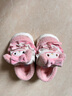 利达妮（TZLDN）库洛米儿童棉拖鞋秋冬季女童6-12岁宝宝保暖可爱亲子包跟毛绒棉鞋 【美乐蒂】 三丽欧联名包跟款 28 -29【内长18.5cm】 实拍图
