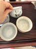 容山堂官窑盖碗大小号彩绘茶盖碗青花三才茶碗功夫茶具白瓷泡茶杯泡茶碗 官窑盖碗-亭亭玉立 实拍图