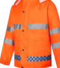 稳斯坦 分体式反光环卫雨衣雨裤 XL/175兰格条橘色套装 路政 1135 晒单实拍图