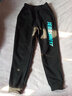 真维斯男童裤子秋冬款一体绒加厚儿童运动裤中大童冬季加绒卫裤潮 【加绒长裤】黑色（渐变） 140 实拍图