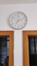 北极星（POLARIS）挂钟客厅钟表挂墙家用时钟现代简约大气挂表时尚35cm石英钟金色 晒单实拍图