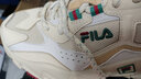 斐乐（FILA）男女同款跑步鞋舒适轻便慢跑透气休闲运动鞋百搭掠夺者情侣鞋 米色/雨雾灰-AN【女款】 35.5 实拍图