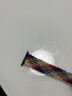 BHO【热销5万+】适用苹果手表表带apple iwatch s10/s11表带s9/se3/2单圈编织表带s8/7尼龙女士男生款 彩虹版色（黑色连接器） 40/41/42表盘S码【腕围141-154 实拍图