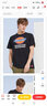 dickieslogo印花短袖T恤情侣款圆领休闲男装T恤 DK007088 黑色 XXL  实拍图