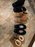AU&MU2023新款澳洲冬季女士羊皮毛一体雪地靴防滑纯色厚底加绒短筒棉鞋 N610栗色 37 U6 实拍图
