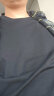 京东京造【抗菌小白T】5A级抑菌长袖T恤男40支新疆棉合体打底t恤  黑XL 实拍图
