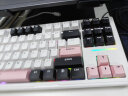 新盟M87PRO机械键盘三模无线蓝牙/有线热插拔RGB87键客制化gasket 甜酷粉-无线三模-RGB热插拔-水蜜桃轴V2 实拍图