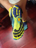 Vibram公路跑步五指鞋男 户外晨跑健身运动鞋透气耐磨跑步鞋 V-RUN 北海蓝/海军蓝 42 实拍图