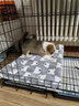 爵氏猫垫子猫窝狗猫咪被子秋冬床垫宠物四季平台棉垫狗狗毯子冬季加厚 灰色小熊【羊羔绒+法兰绒】 M号（建议体重10斤内） 实拍图