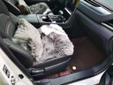 百冉皮毛一体冬季纯羊毛汽车坐垫长毛无靠背座垫真毛车垫单片方垫毛垫 前排一片+1个腰靠灰色 其他车型留言车型(95%车型可用) 实拍图