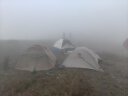 牧高笛（MOBIGARDEN）冷山帐篷 户外徒步露营防风防雨大空间双层三季铝杆帐篷 三人/暖沙色 晒单实拍图
