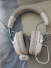 华硕(ASUS) 天选游戏耳机  猫耳耳机 头戴式有线耳机 电竞耳机  虚拟7.1轻量化 可爱礼物猫耳朵耳机  月耀白 实拍图