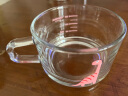 Glasslock进口钢化玻璃杯儿童牛奶早餐杯耐热可加热带刻度杯子粉色恐龙杯  实拍图