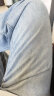 MMOPTOP美式高街休闲水洗牛仔裤子男士春夏季宽松复古直筒裤2016浅蓝XL 晒单实拍图