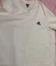 adidas情侣休闲纯棉上衣圆领短袖T恤男女夏季阿迪达斯官方轻运动 粉色 S 实拍图