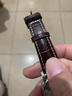 积优（JEAYOU）手表带真皮男士适用天梭力洛克库图浪琴名匠欧米茄蝶飞汉密尔顿美度西铁城天王精工海鸥飞亚达女 实拍图