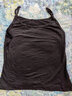 恒源祥吊带背心女士莫代尔夏季新款修身可外穿背心无袖纯色运动内搭性感 纯黑 2XL /175 实拍图