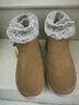 斯凯奇Skechers秋冬绒毛保暖加绒一脚蹬雪地短靴子女耐磨软底缓震鞋子 实拍图