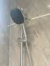 高仪（GROHE）进口淋浴花洒套装 110mm方形手持 家用三式出水喷头 可升降滑杆 非恒温有下水黑色 实拍图