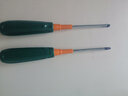 绿林（GREENER）彩条柄螺丝刀套装 十字一字螺丝刀超硬磁性小起子改锥镙刀工业级 5x75mm十字一字各一把 实拍图
